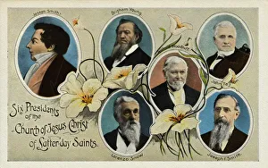 Postcard of Presidents of the Church of Jesus Christ of Latter-day Saints. ca Postcard of Presidents of the Church of Jesus Christ of Latter-day Saints. ca