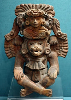 Pottery Urn, Zapotec, Mexico, 500-800 Pottery Urn, Zapotec, Mexico, 500-800