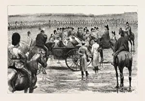 The Prince And Princess Of Wales Presenting New Colours To The Gordon Highlanders At Aberdeen The Prince And Princess Of Wales Presenting New Colours To The Gordon Highlanders At Aberdeen