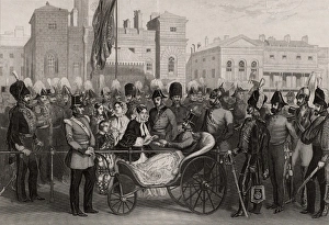 Queen Victoria distributing Crimean Medals at Horse Guards, London, 18 May 1856 Queen Victoria distributing Crimean Medals at Horse Guards, London, 18 May 1856