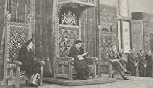Queen Wilhelmina addressing Dutch Parliament Queen Wilhelmina addressing Dutch Parliament