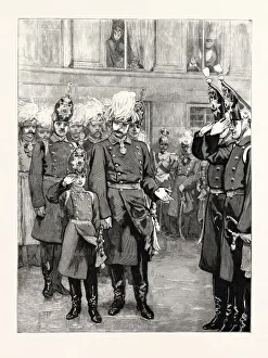 The Reception Of The Crown Prince Of Prussia Into The First Regiment Of Guards At Potsdam The Reception Of The Crown Prince Of Prussia Into The First Regiment Of Guards At Potsdam