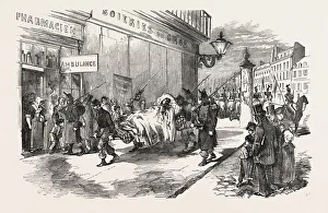 The Revolution In France: Taking The Wounded To The Ambulance The Revolution In France: Taking The Wounded To The Ambulance
