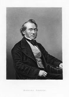 Richard Cobden (1804-1865) the Apostle of Free Trade'. British politician Richard Cobden (1804-1865) the Apostle of Free Trade'. British politician