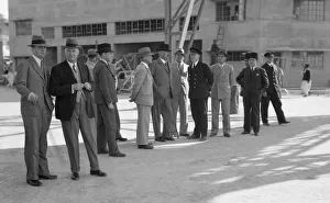 Royal Commission visiting Jaffa Custom House, 1936 Royal Commission visiting Jaffa Custom House, 1936