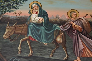 Saint Anthony coptic church painting Saint Anthony coptic church painting