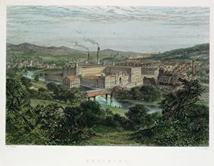 Saltaire, model textile factory and town near Bradford, Yorkshire, England. Founded by Titus Salt Saltaire, model textile factory and town near Bradford, Yorkshire, England. Founded by Titus Salt