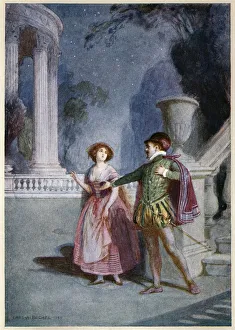 Scene from Mozarts opera Don Giovanni 1787 (c1914). Opera by Wolfgang Amadeus Mozart Scene from Mozarts opera Don Giovanni 1787 (c1914). Opera by Wolfgang Amadeus Mozart