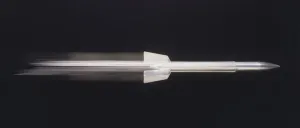 Science And Technology Prints: Silver Rocket Print