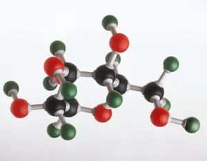 Studio Shot Prints: Glucose Molecule Print