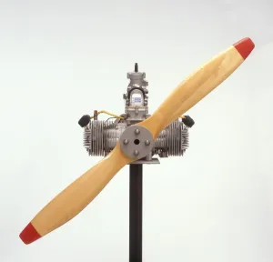 Transportation Technology Images Prints: Propeller aeroplane engine, front view