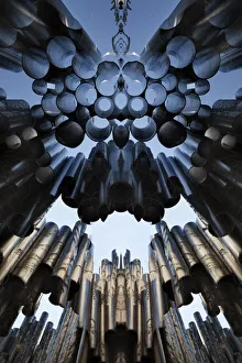 The Sibelius Memorial in Helsinki - abstract visualisation The Sibelius Memorial in Helsinki - abstract visualisation