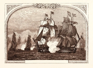 Sir John Jervis Action Off Cape St. Vincent, February 14Th, 1797. the Victory Raking Sir John Jervis Action Off Cape St. Vincent, February 14Th, 1797. the Victory Raking
