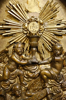 Tabernacle door in Saint-Francois of Sales church Tabernacle door in Saint-Francois of Sales church