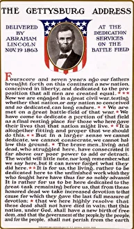 Text of The Gettysburg Address delivered by Abraham Lincoln on 19 November 1863 at Text of The Gettysburg Address delivered by Abraham Lincoln on 19 November 1863 at