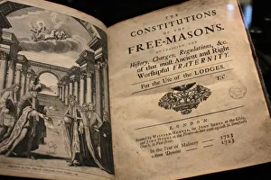 Title Page of the Freemason Constitution Title Page of the Freemason Constitution