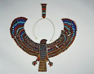 Treasure of Tutankhamen, falcon god Horus collar Treasure of Tutankhamen, falcon god Horus collar