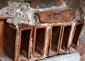 UK, England, Bath, Roman brick