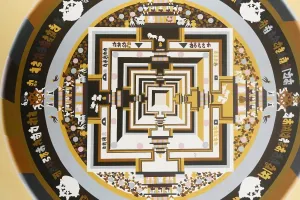 Tibetan Art Prints: Kalachakra Wheel of Time Print