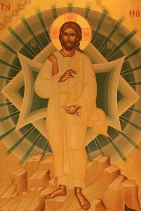 Greece Prints: Jesus Transfiguration Print