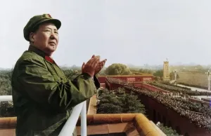 Chairman Mao Prints: Chairman Mao Zedong Print, Red Guards Parade in Tiananmen Square