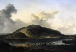 Prints of Johann Christian Brand (1722-1795). Austrian painter. Landscape with Devin Castle at the Outfall of the Morava into the Danube, 1752-1753. Oil on canvas, 78 x 128 cm Slovakia Prints: Johann Christian Brand Print: Devin Castle Landscape