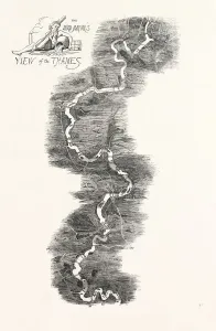 British Landscape Artwork Prints: THE LORD MAYORs VIEW OF THE THAMES: 1