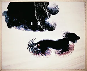 A dog on a leash sale
