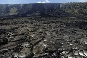 USA, Hawaii, Hawaii Volcanoes National Park, Lava flow USA, Hawaii, Hawaii Volcanoes National Park, Lava flow