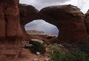USA, Utah, Arches National Park, Broken Arch USA, Utah, Arches National Park, Broken Arch