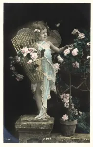 Prints of Summer Postcard. Summer Postcard Vintage Postcard Prints: Summer Postcard Print