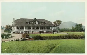 Prints of Ekwanok Country Club, Manchester, Vermont Postcard. ca. 1905-1939, Ekwanok Country Club, Manchester, Vermont Postcard Vintage Postcard Prints: Ekwanok Country Club Print, Manchester Vermont