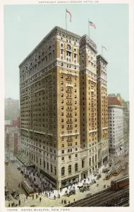 Prints of Hotel McAlpin, New York Postcard. ca. 1905-1939, Hotel McAlpin, New York Postcard Vintage Postcard Prints: Hotel McAlpin New York Print