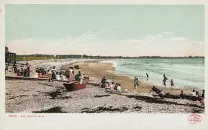 Prints of Rye Beach, New Hampshire Postcard. ca. 1903, Rye Beach, New Hampshire Postcard Vintage Postcard Prints: Rye Beach, New Hampshire Print