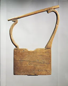 Wood lyre, from the western cemetery of Qurnet Murai Wood lyre, from the western cemetery of Qurnet Murai