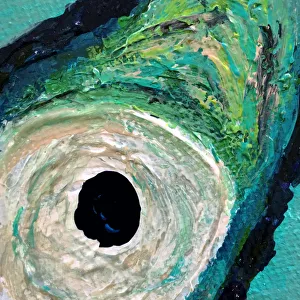 Abstract rendering of the eye of a hurricane Abstract rendering of the eye of a hurricane