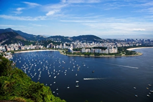 Aerial View of the City of Rio de Janeiro From Sugarloaf Mountain, Brazil, South America Aerial View of the City of Rio de Janeiro From Sugarloaf Mountain, Brazil, South America