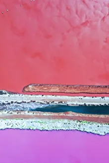 Aerial views/hutt lagoon pink lake/aerial view stunning colourful lake hutt lagoon Aerial views/hutt lagoon pink lake/aerial view stunning colourful lake hutt lagoon