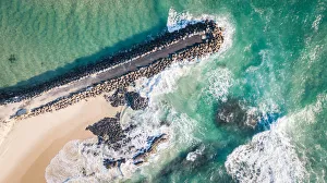Aerials over Cudgen Creek, Kingscliff Aerials over Cudgen Creek, Kingscliff