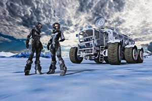ai, all terrain vehicle, android, artificial intelligence, astronaut, augmented reality ai, all terrain vehicle, android, artificial intelligence, astronaut, augmented reality
