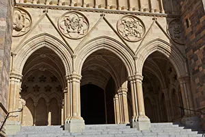 Architectural detail of the gothic revival St Johns Cathedral Architectural detail of the gothic revival St Johns Cathedral