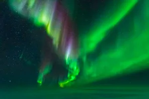 Aurora from the air Aurora from the air