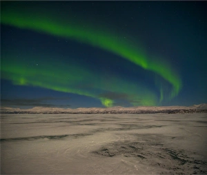 Aurora Borealis appearing over Abisko Lapland, Sweden Aurora Borealis appearing over Abisko Lapland, Sweden