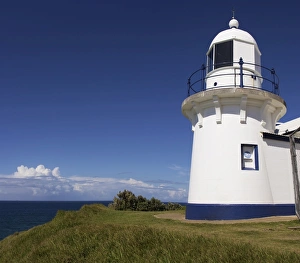 Australia, New South Wales, Port Macquarie, White lighthouse Australia, New South Wales, Port Macquarie, White lighthouse