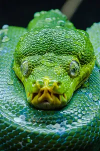 Green Tree Python Prints: Green tree python