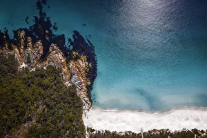 The Bay of fires, aerial view The Bay of fires, aerial view