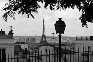Black And White Eiffel Tower Prints: Black and White Paris