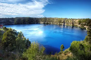 The Blue Lake, Mount Gambier, Limestone Coast Region, South Australia The Blue Lake, Mount Gambier, Limestone Coast Region, South Australia