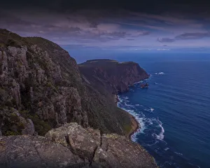 Coastal viewpoint on the Cape Raoul walking track, southern Tasmania Coastal viewpoint on the Cape Raoul walking track, southern Tasmania