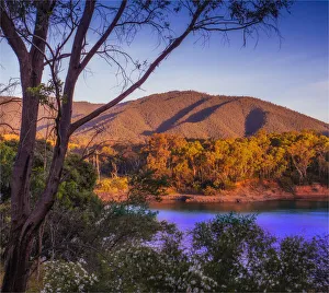 Dartmouth rural scene near the Mitta Mitta river, High Country, Victoria, Australia